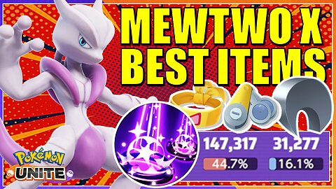Mewtwo Best Items for High Damage - Pokemon Unite Gameplay