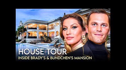 Tom Brady & Gisele Bundchen | House Tour | $30 Million Miami Mansion & More