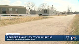 Evictions increase despite federal moratorium