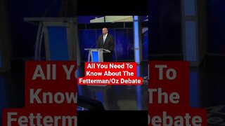 The Fetterman Oz Debate Was Over Before It Even Got Started #shorts #fetterman #midterms2022