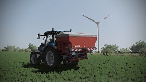 Farming Simulator New Holland T6.125 & Rauch Axis H 30.2 | Elmcreek | Engine Sound