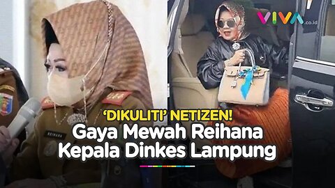 Gaya Mewah Kepala Dinkes Lampung, Pemilik Kerudung Memuncak