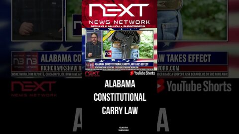 Alabama Constitutional Carry Law Takes Effect #shorts