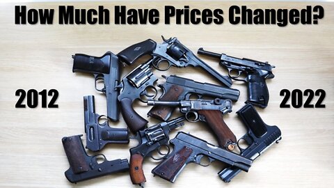 Price Differences of Military Surplus Pistols. 2012-2022 Edition.