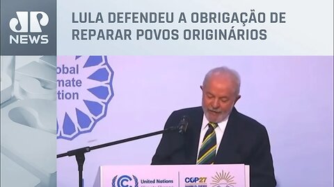 Lula volta a criticar teto de gastos e o mercado financeiro na COP 27