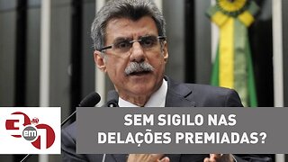 Senador Romero Jucá e outros políticos querem proibir o sigilo das delações premiadas