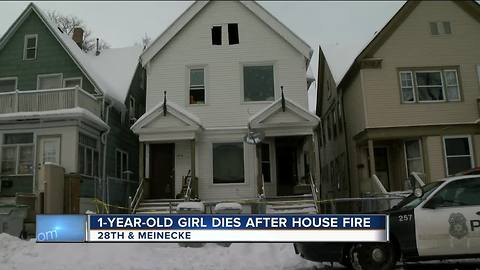 1-year-old girl who died after weekend house fire identified; Mother arrested for child neglect