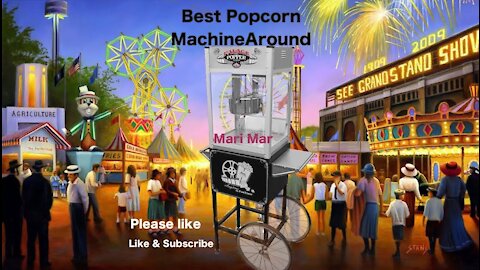 PROFESSIONAL FUN TIME POPCORN CART