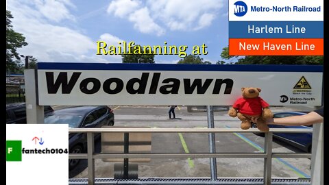 Summer Railfanning at Woodlawn Station on the Harlem & New Haven Lines