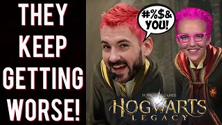 Woke game site endorses targeted harassment of Hogwarts Legacy streamers! JK Rowling haters lose it!