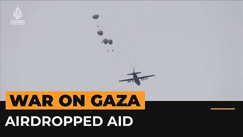 Palestinians scramble for airdropped aid in Gaza Al Jazeera Newsfeed