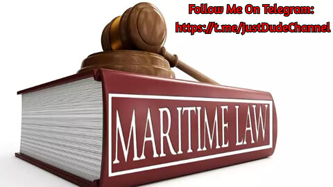 Jordan Maxwell - Maritime Law Rules The World Commerce And Courts