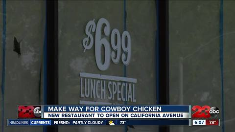 Cowboy Chicken coming to Bakersfield