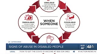 Signs of abuse in people with disabilities