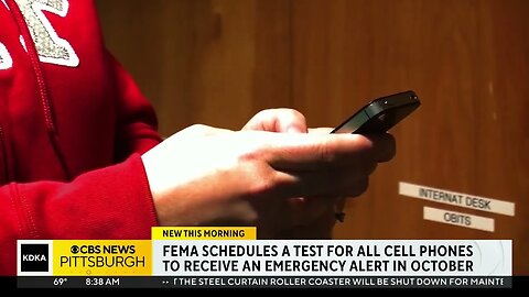 FEMA, FCC schedule emergency alert test for all cell phones in October