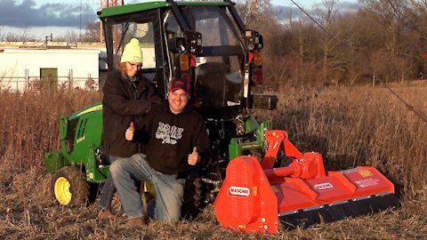 61" Fixed Flail Mower! WILL IT WORK on Subcompact Tractor?