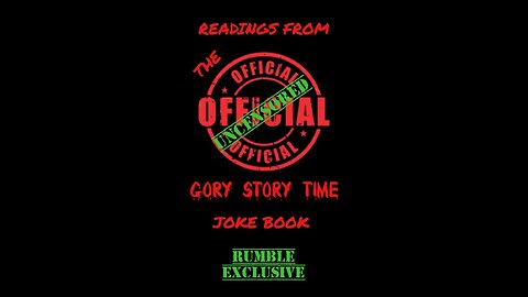 Gory Story Time Joke Book Rumble exclusive 1