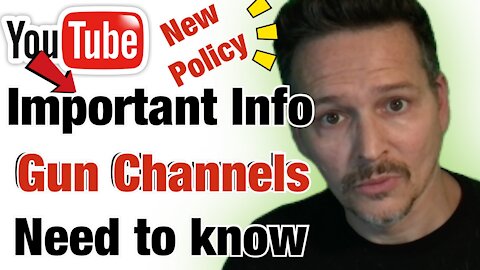 move to Rumble. Youtube may be cutting Gun channels