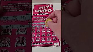 BIGGEST Winning Lottery Ticket $600 Scratch Off!
