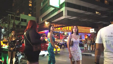 Nightlife Thailand Bangkok Soi 4 Nana, Thermae Cafe Street Walk Around