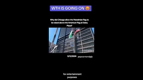 Chicago Raised The Palestine Flag Higher Than The American Flag. The Black Vote Is PISSED