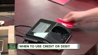 Credit card or debit card? If you're trying to save money make sure you know the difference