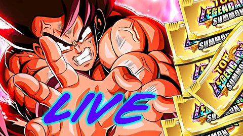 PART 2 SUMMONS! LR Kaioken Goku & Great Ape Vegeta 7 Year Summons LIVE (Dokkan Battle)
