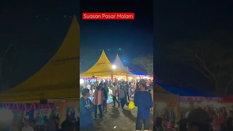 Suasana Pasar Malam di Banyuwangi