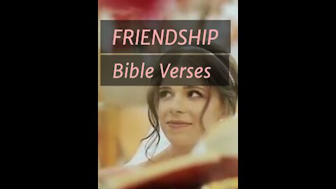 Bible verses for friendship short