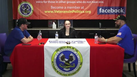 Victoria Vic discusses the school curriculum on the Veterans In Politics Video Internet talk-show
