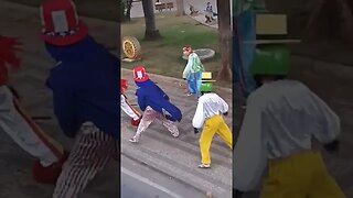 DANÇARINOS SUPER NINJAS DA CARRETA DA ALEGRIA FURACÃO, DANÇANDO FOFÃO, O MÁSKARA, BEN10 E PATATI