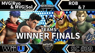 MVG|Ryo & MVG|Sol vs. ROB & 7 - Teams SSB4 Winners Finals - Smash Conference 39