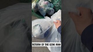 Return of the Gomi Man #japan #trash #day #travel #shorts