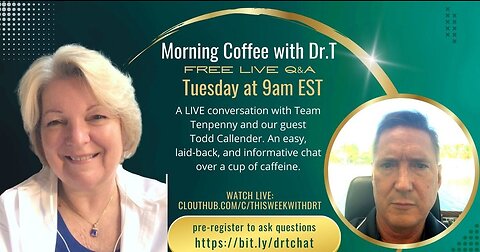 Morning Coffee with Dr. T featuring Todd Callender