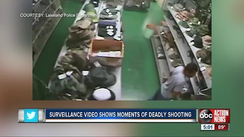 Lakeland Police release video of City Commissioner shooting man at military surplus store