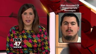 Man accused of inappropriate messages