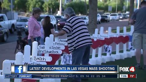 Memorials for Vegas shooting victims appear around the city