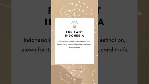 Fun Facts Indonesia