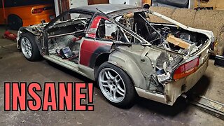 Restoration 240sx is a ROLLING SHELL!