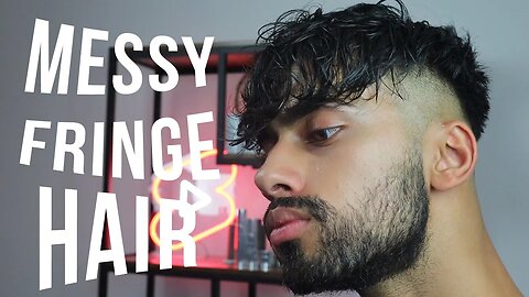 Messy Fringe Hairstyle Tutorial For Men