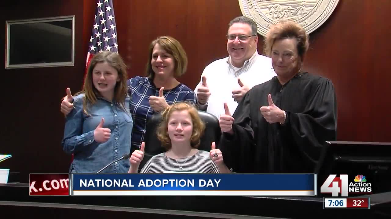 Dozens get new families on National Adoption Day