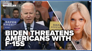 INSANE: Joe Biden threatens Americans with F-15s