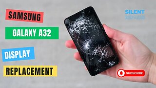 Samsung Galaxy A32 | Screen repair | Display replacement | Repair video