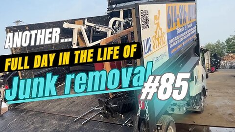 A Day in the Life of Junk Removal Episode #85! $1700+ today and LIVE PHONE CALLS!