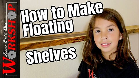 How to make a floating shelf | My Daughters new Bedside Shelf