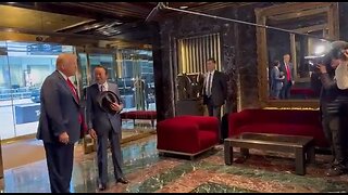 Trump welcomes ex-Japanese Prime Minister Taro Aso at Trump Tower