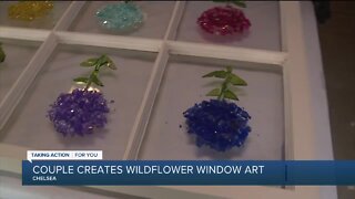 Creating Wildflower Window Art