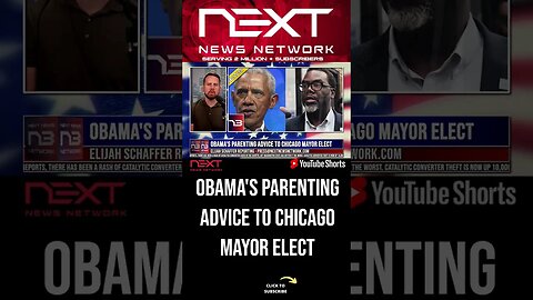 Obama's Parenting Advice to Chicago Mayor Elect #shorts