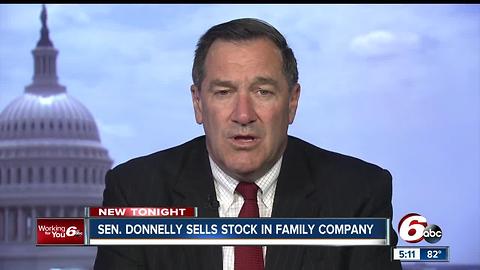 Sen. Joe Donnelly (D-IN) sells stock in family company after outsourcing criticism