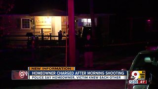 Homeowner charged after shooting